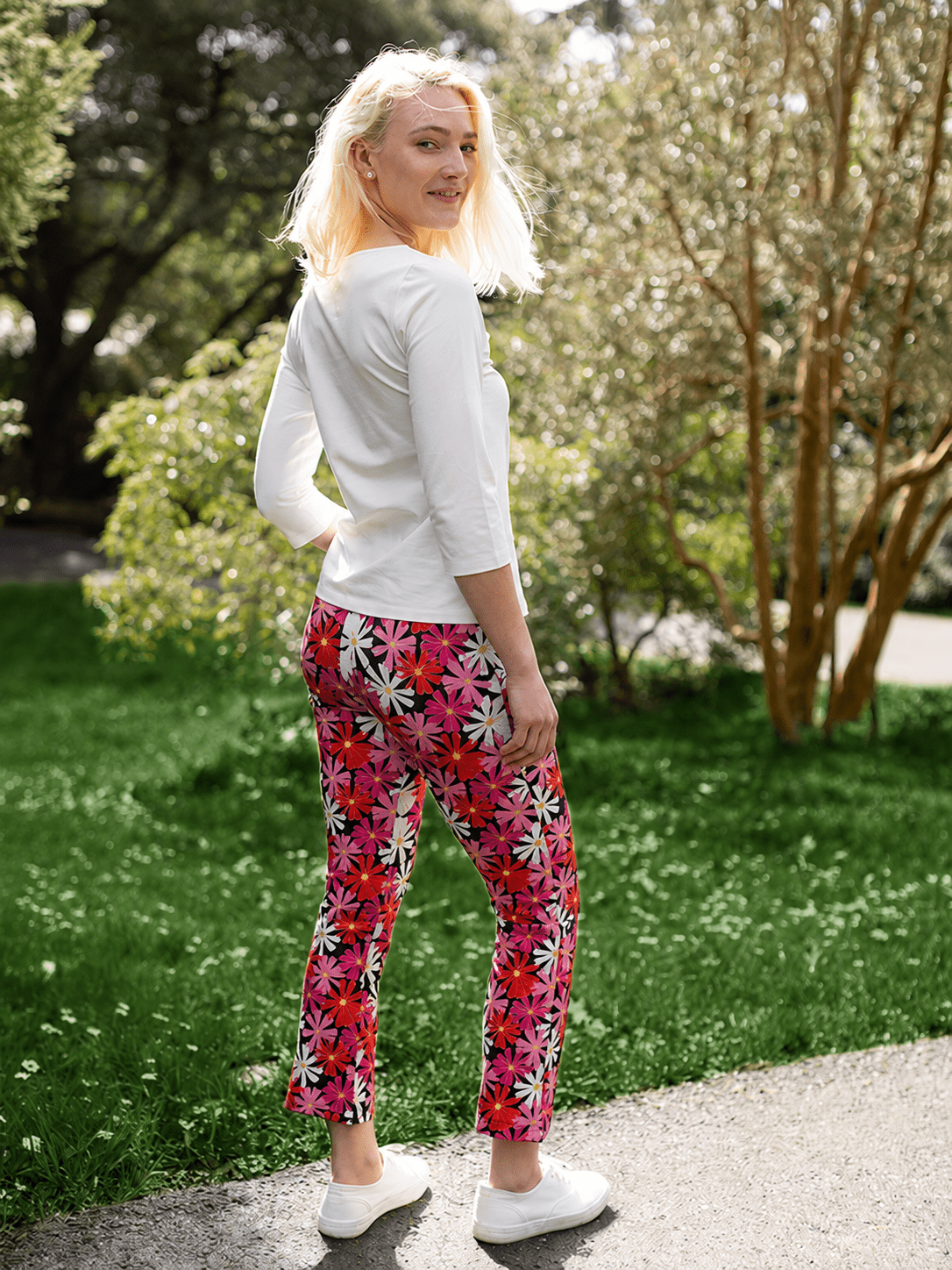 AUDREY pant Asters Pink - Lesley Evers - audrey - audrey fall25 - Bottoms