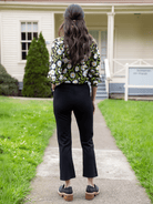 AUDREY pant Black Solid Knit - Lesley Evers - audrey - Black - Bottoms