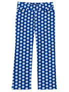 AUDREY pant Dots Blue - Lesley Evers - audrey - audrey fall25 - Bottoms
