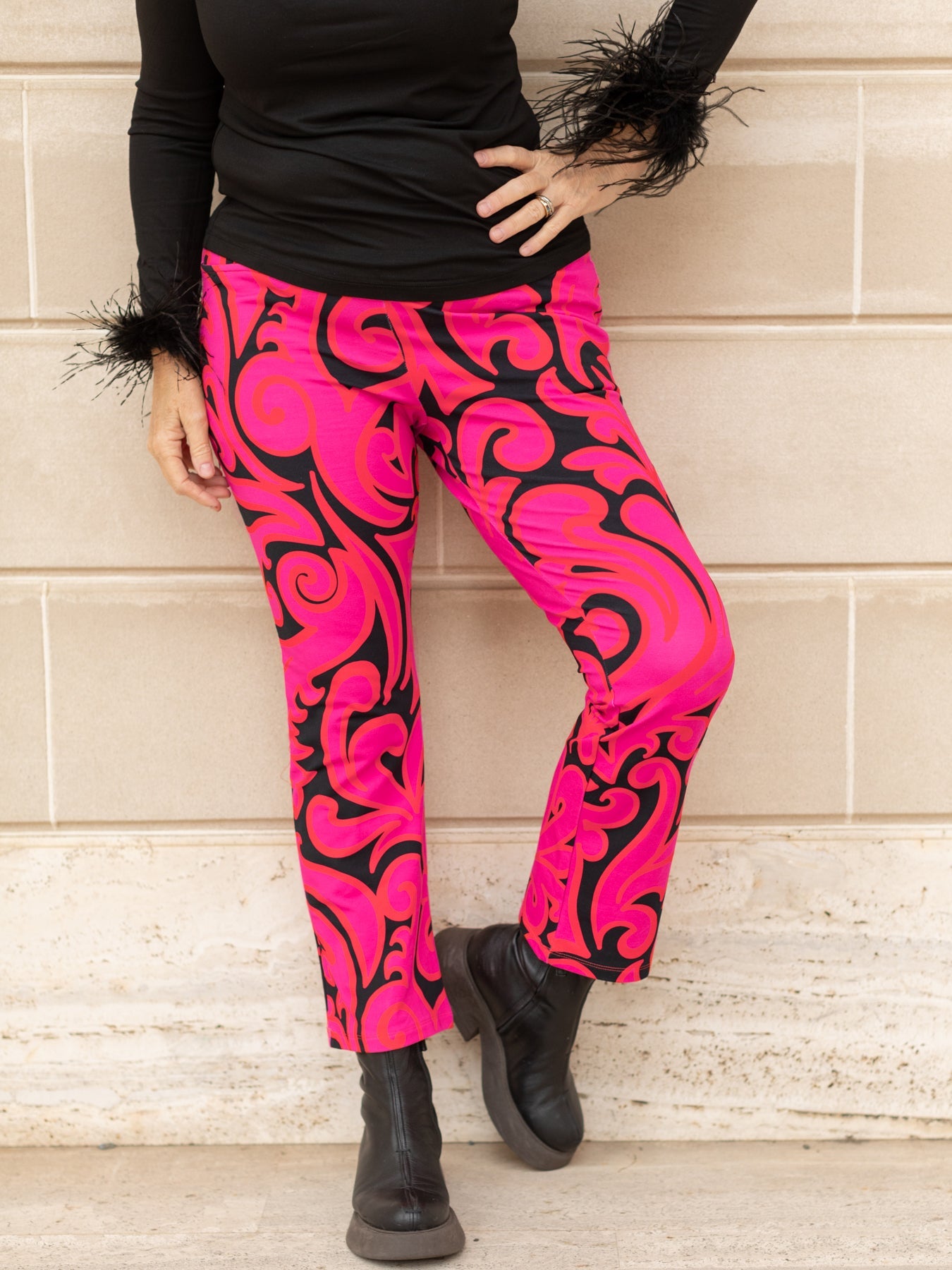 AUDREY pant Filigree Pink – Lesley Evers