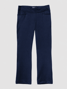 AUDREY pant Navy Solid Knit - Lesley Evers-audrey-Black-Bottoms