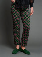 AUDREY pant Sorrento Pink and Green - Lesley Evers-audrey-audrey fall25-Bottoms
