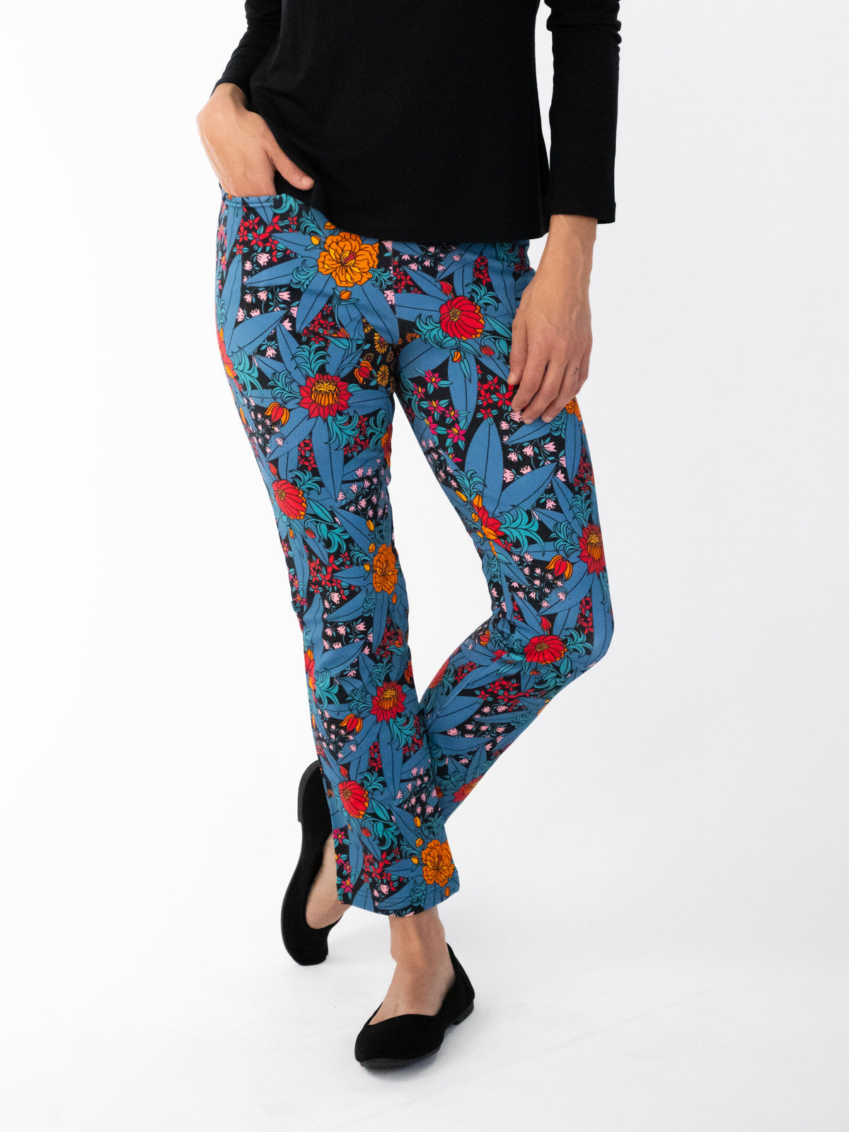 AUDREY pant Splendor Teal - Lesley Evers-audrey-audrey fall25-Bottoms