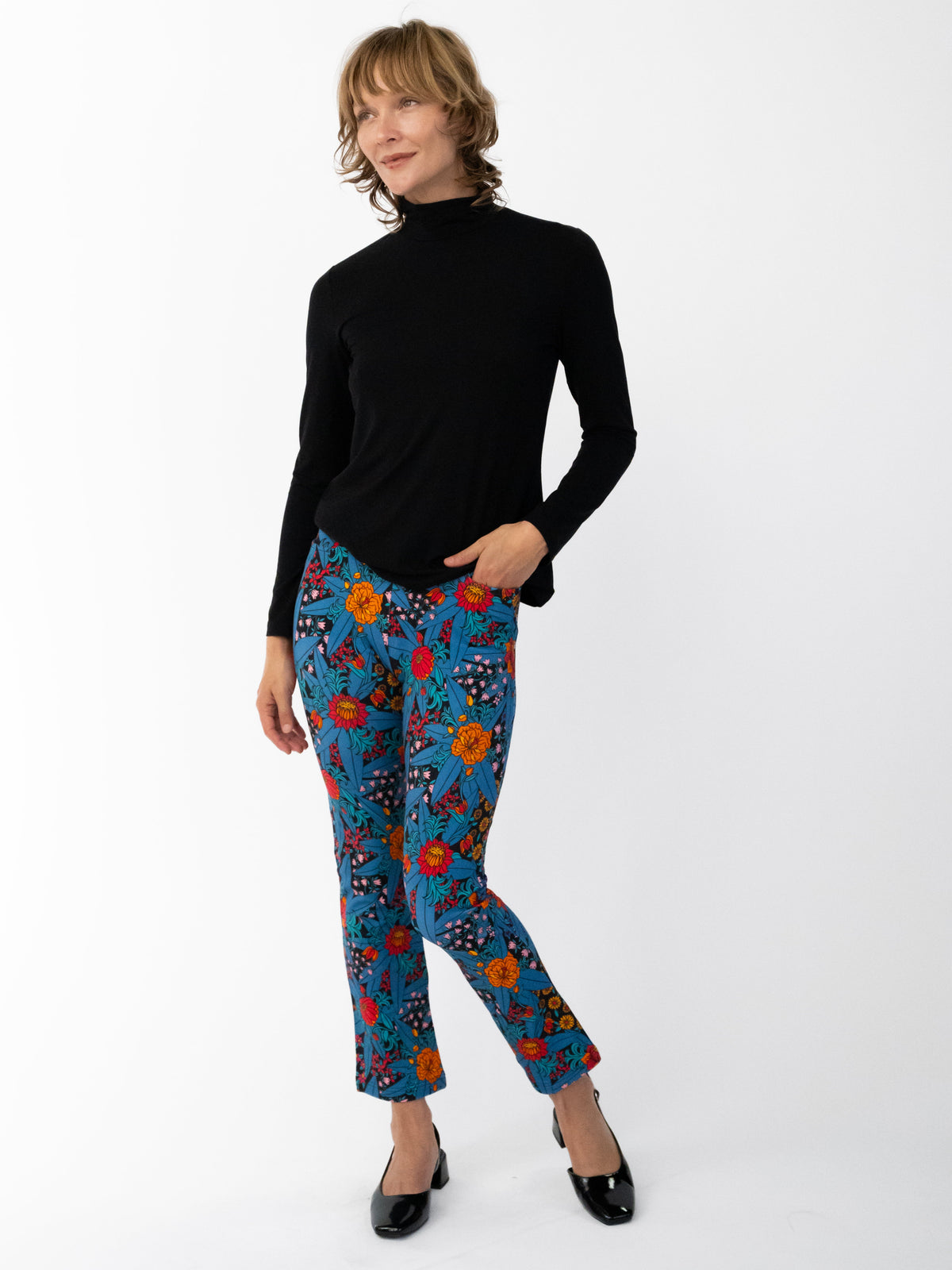 AUDREY pant Splendor Teal - Lesley Evers-audrey-audrey fall25-Bottoms