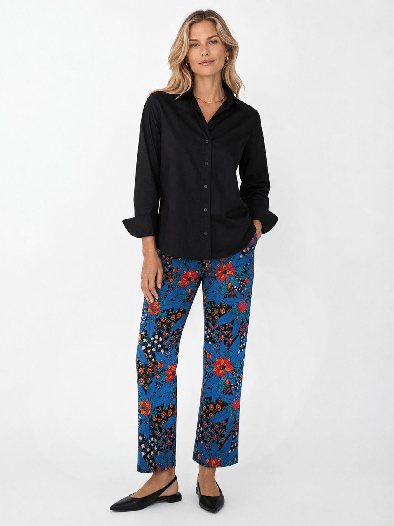 AUDREY pant Splendor Teal - Lesley Evers-audrey-audrey fall25-Bottoms
