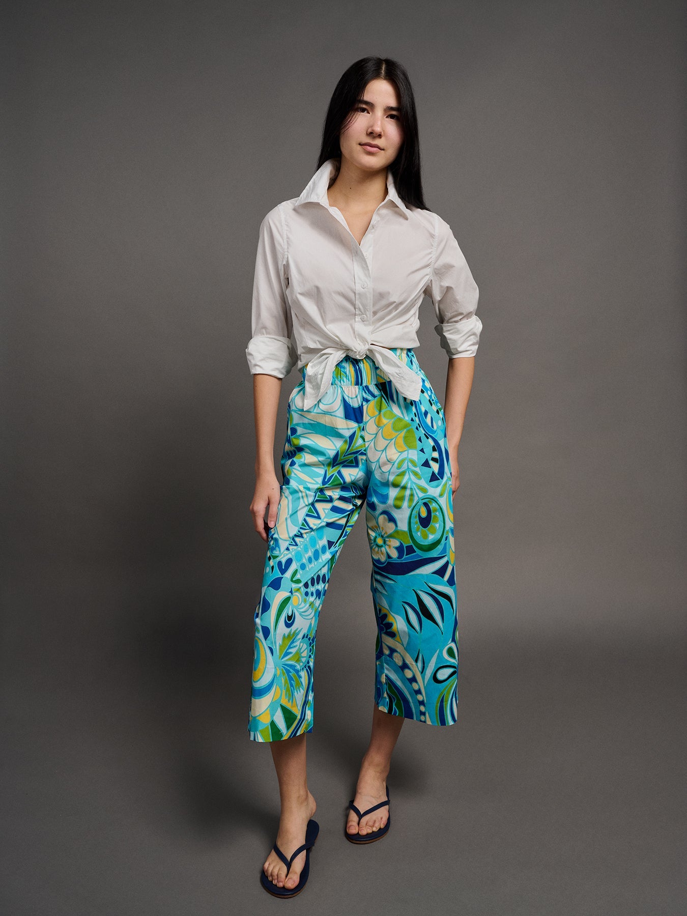 AVERY pant Shakalaka Blue - Lesley Evers - Best Seller - Bottoms - erika