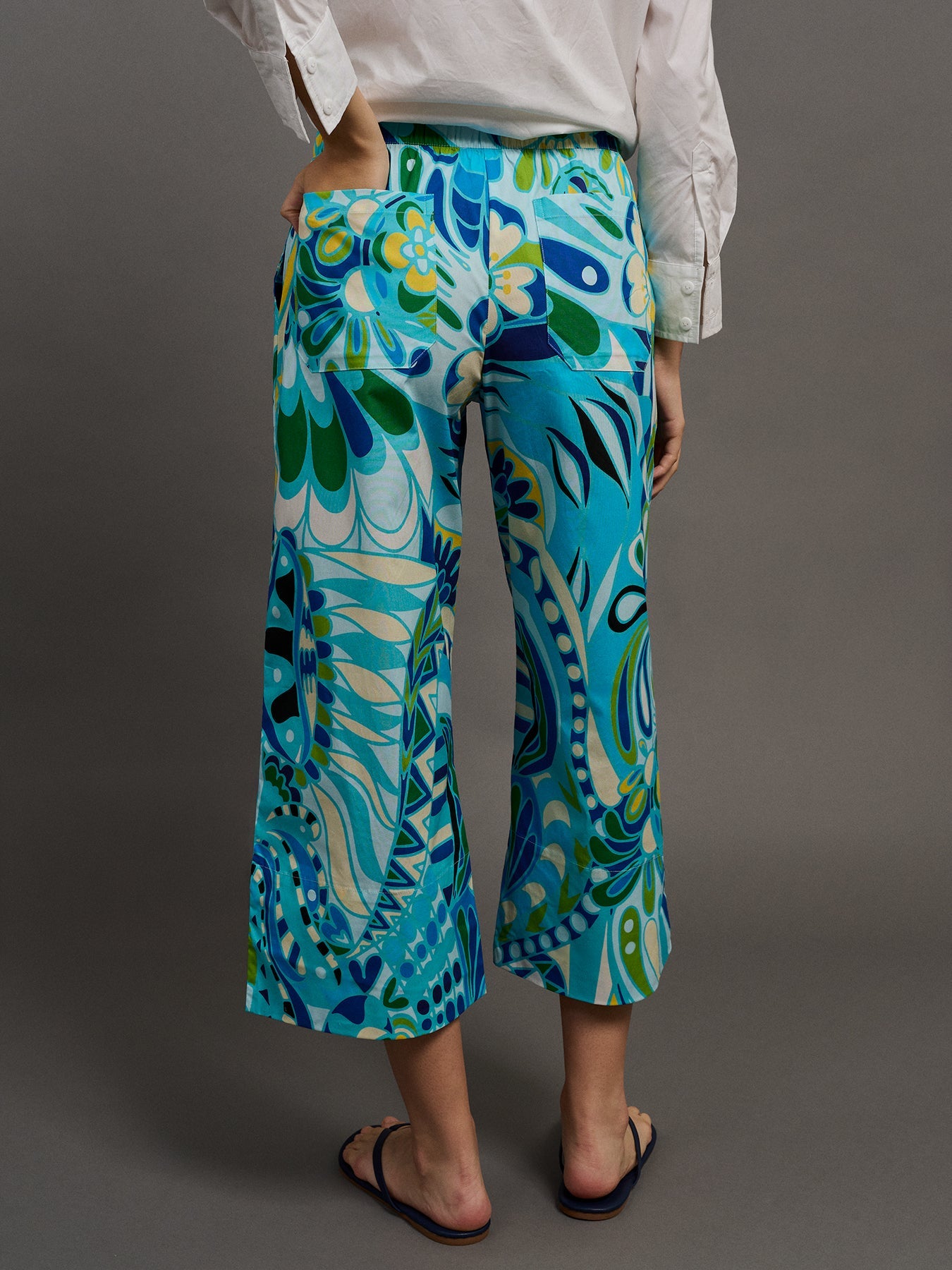 AVERY pant Shakalaka Blue - Lesley Evers - Best Seller - Bottoms - erika