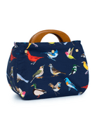 BAG COVER Birds Navy & May Flowers Navy - Lesley Evers - Accessories - birds - Bonnie cover