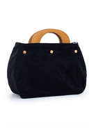 BAG COVER Black Corduroy & Swirl Multi Light - Lesley Evers - Accessories - birds - Bonnie cover