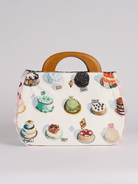 BAG COVER Cakes & Green and White Stripe - Lesley Evers-Accessories-birds-Bonnie cover