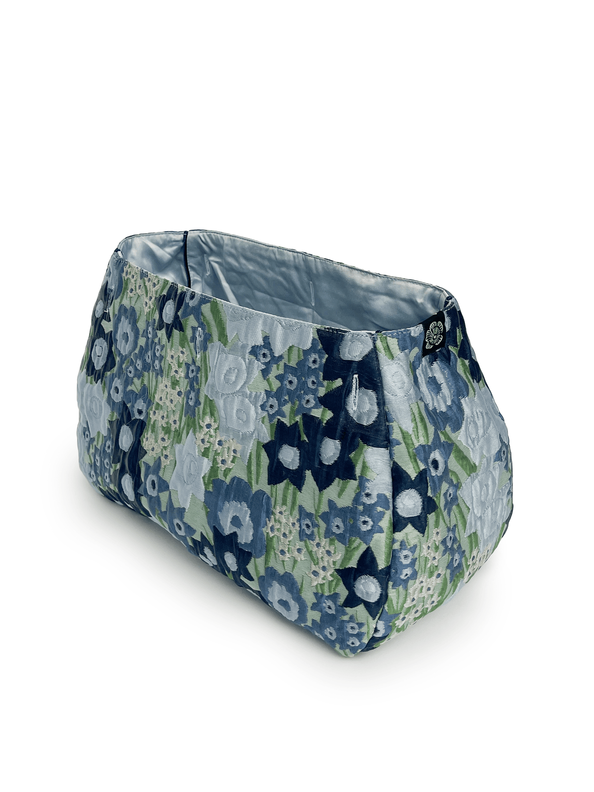 BAG COVER Daffodils Blue & Light Blue Satin - Lesley Evers-Accessories-birds-Bonnie cover