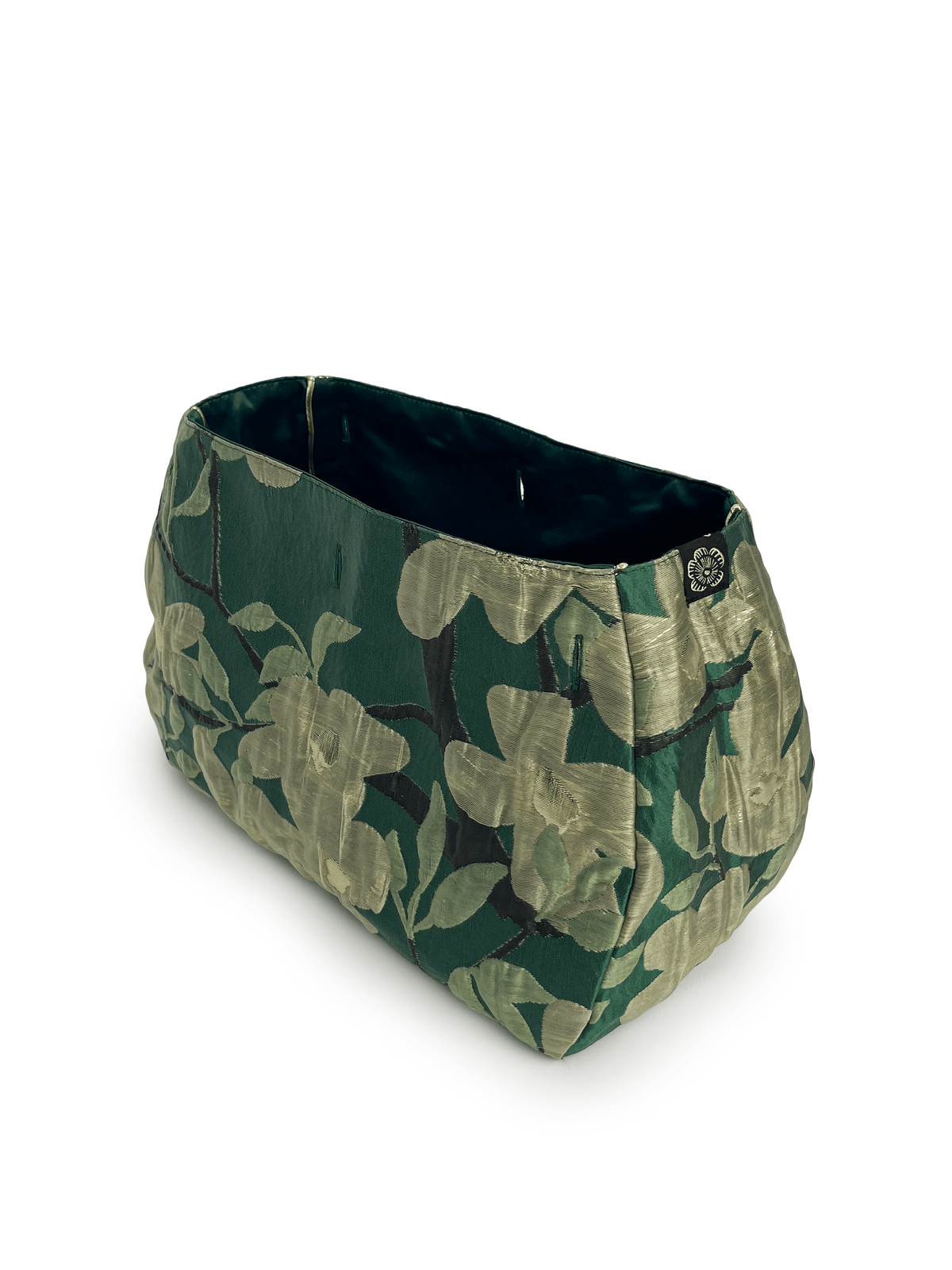 BAG COVER Dogwood Green & Green Satin - Lesley Evers-Accessories-birds-Bonnie cover