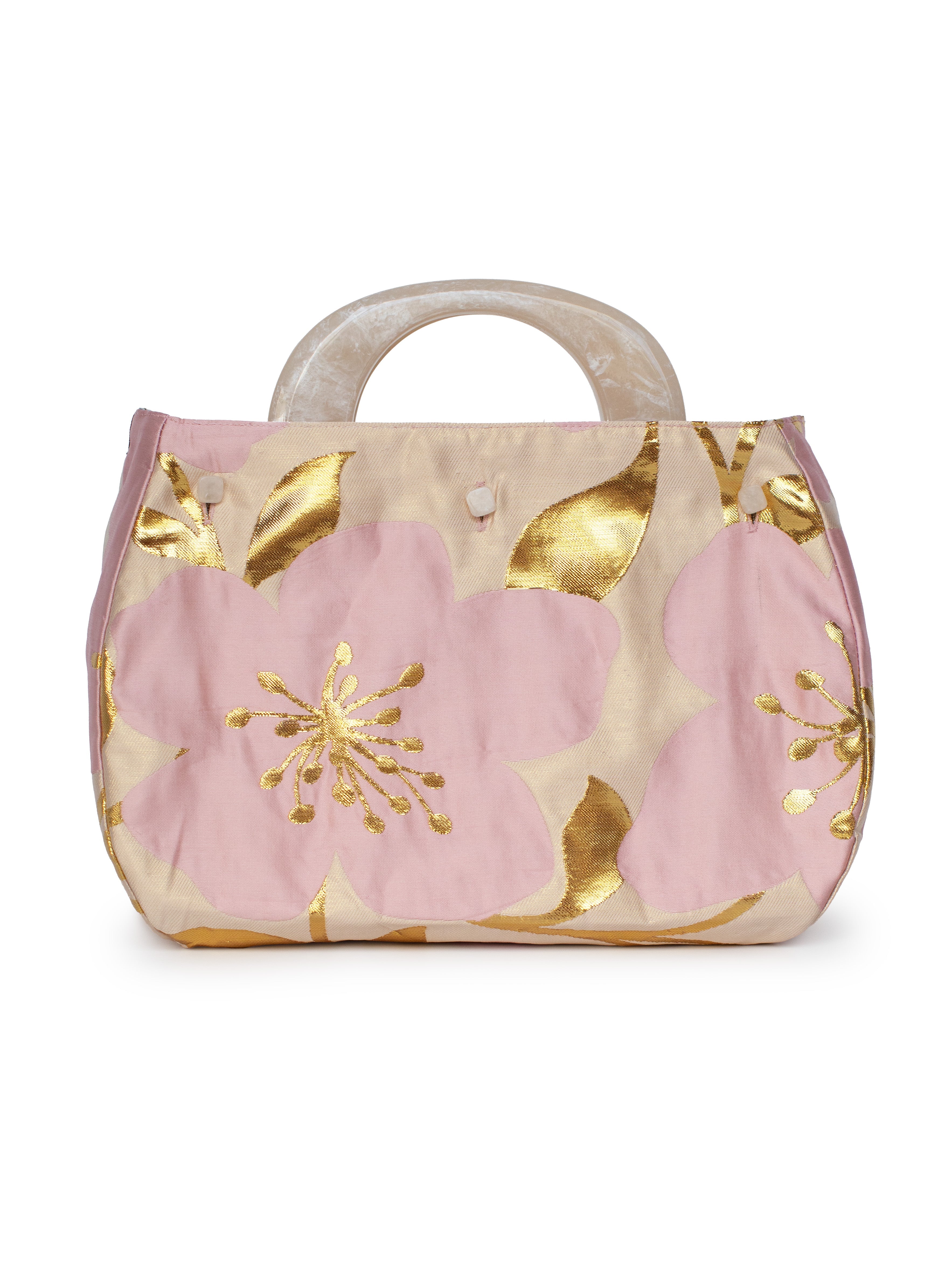 BAG COVER Garden Wall Pink & Pink Satin - Lesley Evers - Accessories - birds - Bonnie cover