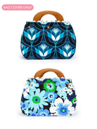 BAG COVER Geo Tulip Blue & Flower Power Blue - Lesley Evers - Accessories - Bonnie cover - Flower Power