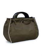 BAG COVER Lily of the Valley & Olive Satin - Lesley Evers - Accessories - birds - Bonnie cover