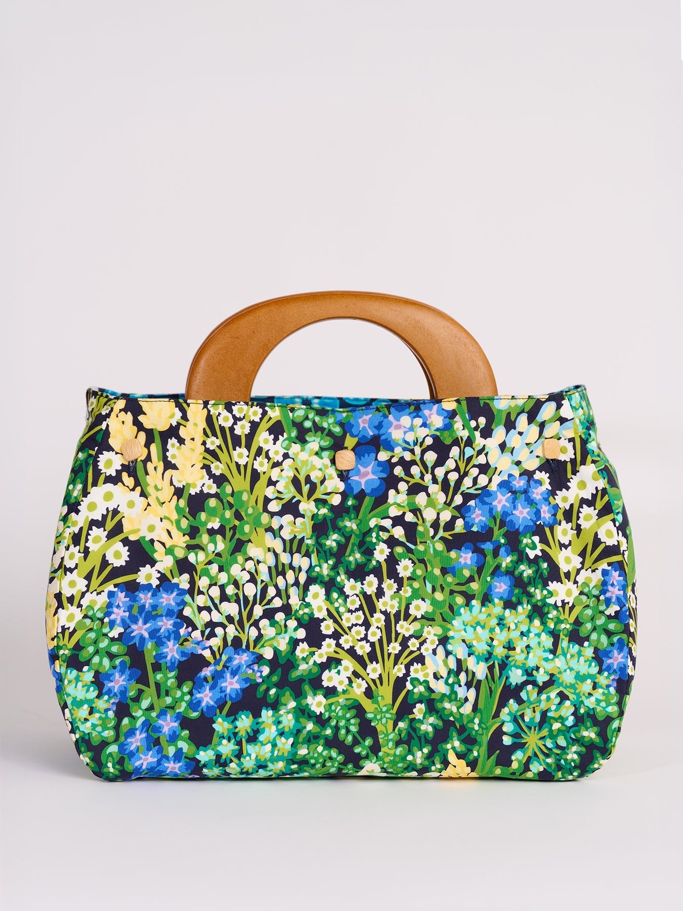 BAG COVER Loop Tile Navy & Spring Meadow Green - Lesley Evers - Accessories - birds - Bonnie cover