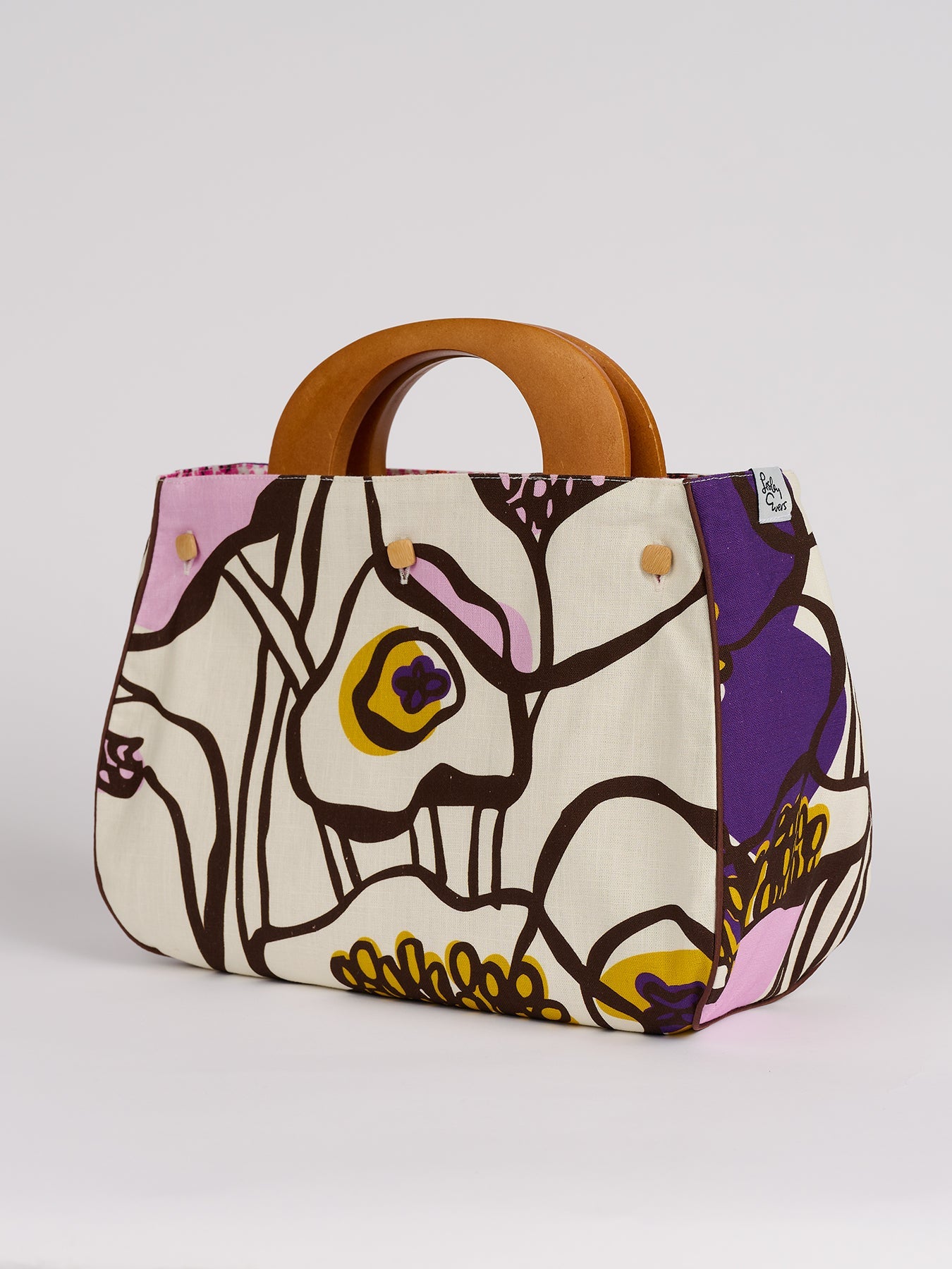 BAG COVER May Flowers Pink & Full Bloom Purple - Lesley Evers-Accessories-birds-Bonnie cover