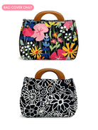 BAG COVER Midsummer Black and White & Coast Meadow - Lesley Evers-Accessories-birds-Bonnie cover