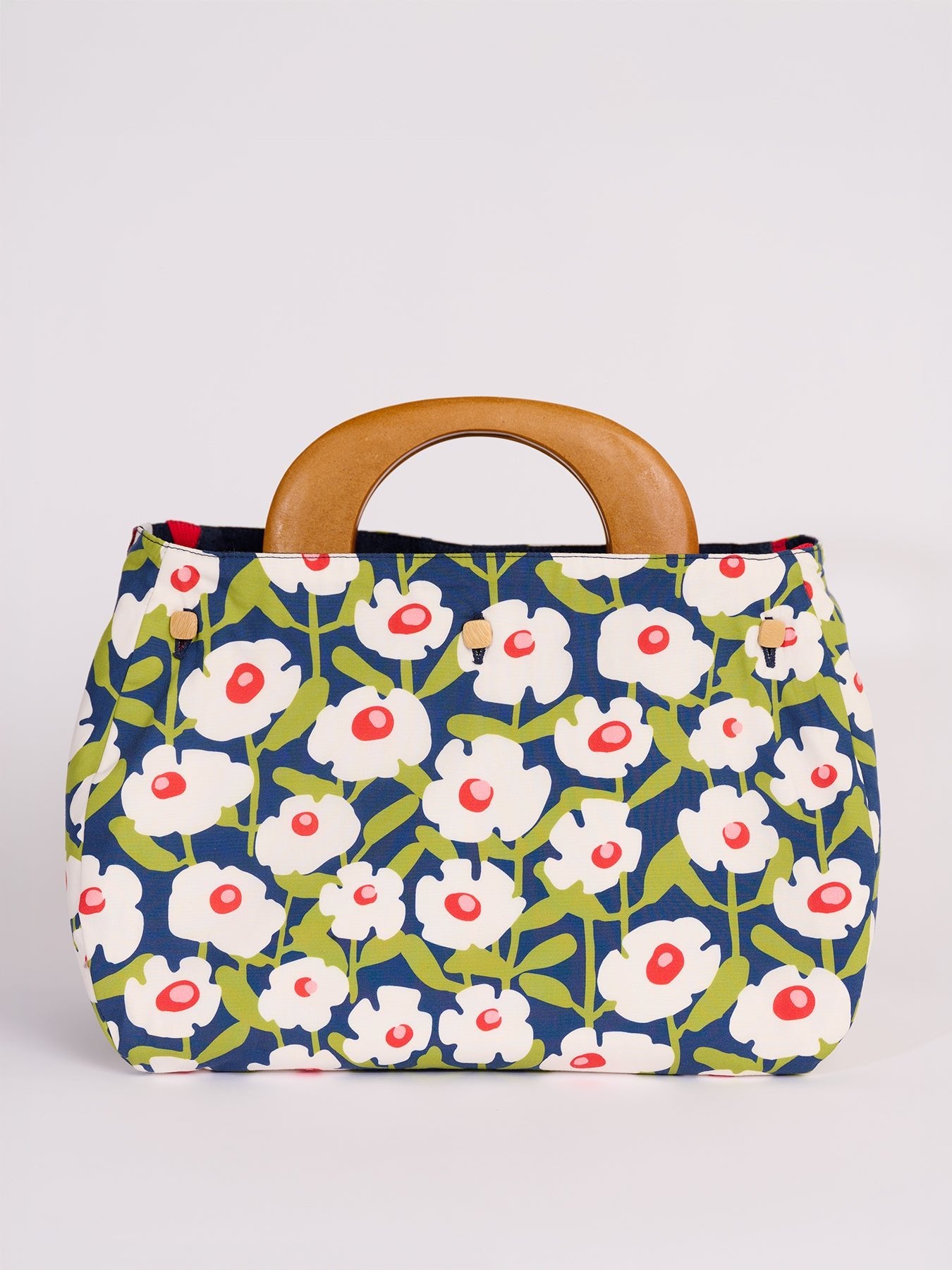 BAG COVER Mod Blooms & Denim - Lesley Evers - Accessories - birds - Bonnie cover