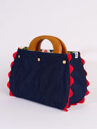 BAG COVER Mod Blooms & Denim - Lesley Evers - Accessories - birds - Bonnie cover