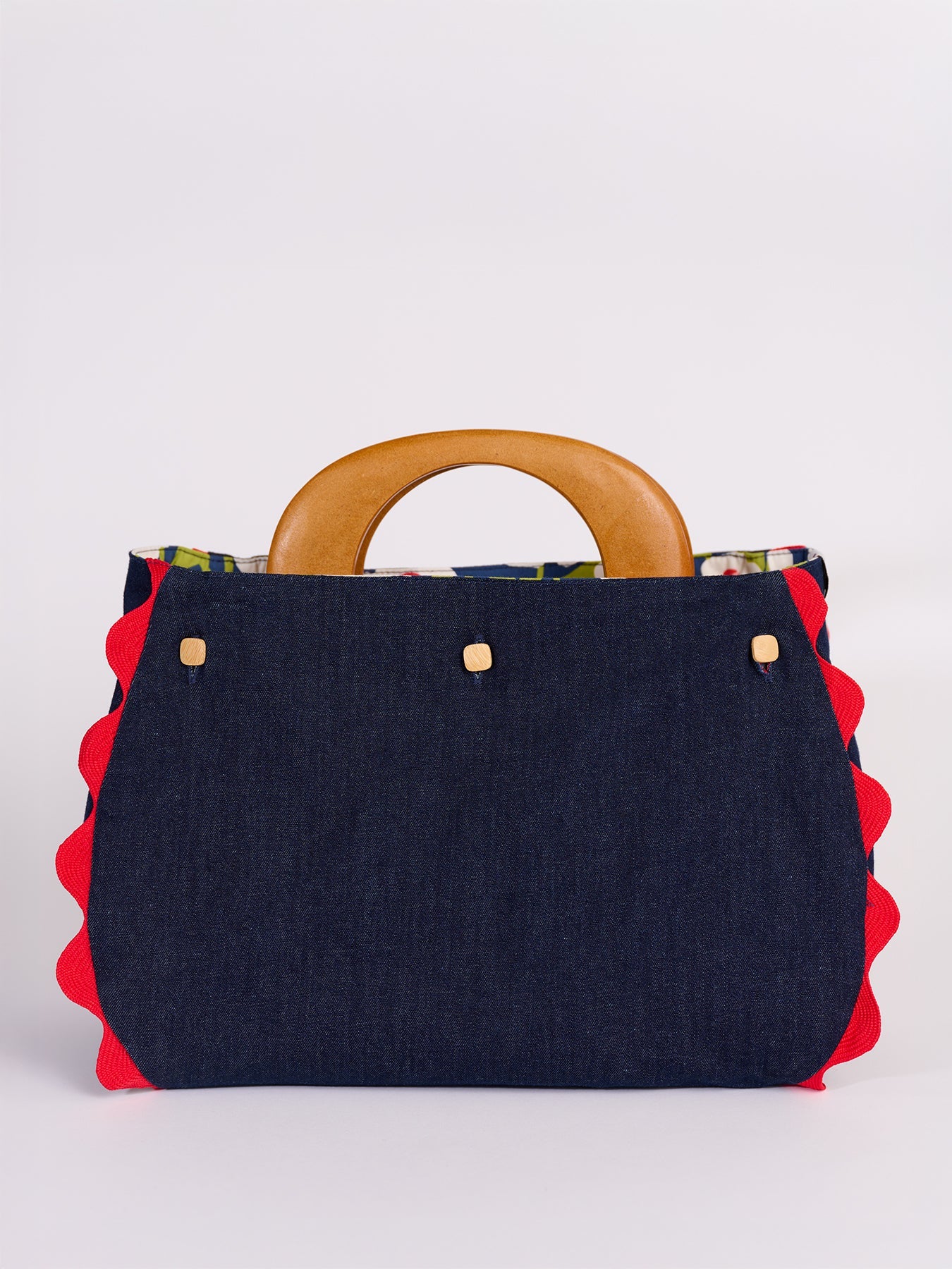 BAG COVER Mod Blooms & Denim - Lesley Evers - Accessories - birds - Bonnie cover