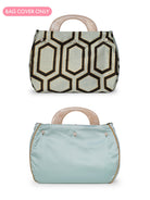 BAG COVER Pavilion Mint & Mint Satin - Lesley Evers - Accessories - birds - Bonnie cover