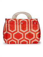 BAG COVER Pavilion Red & Pink Satin - Lesley Evers - Accessories - birds - Bonnie cover