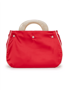 BAG COVER Pavilion Red & Pink Satin - Lesley Evers - Accessories - birds - Bonnie cover