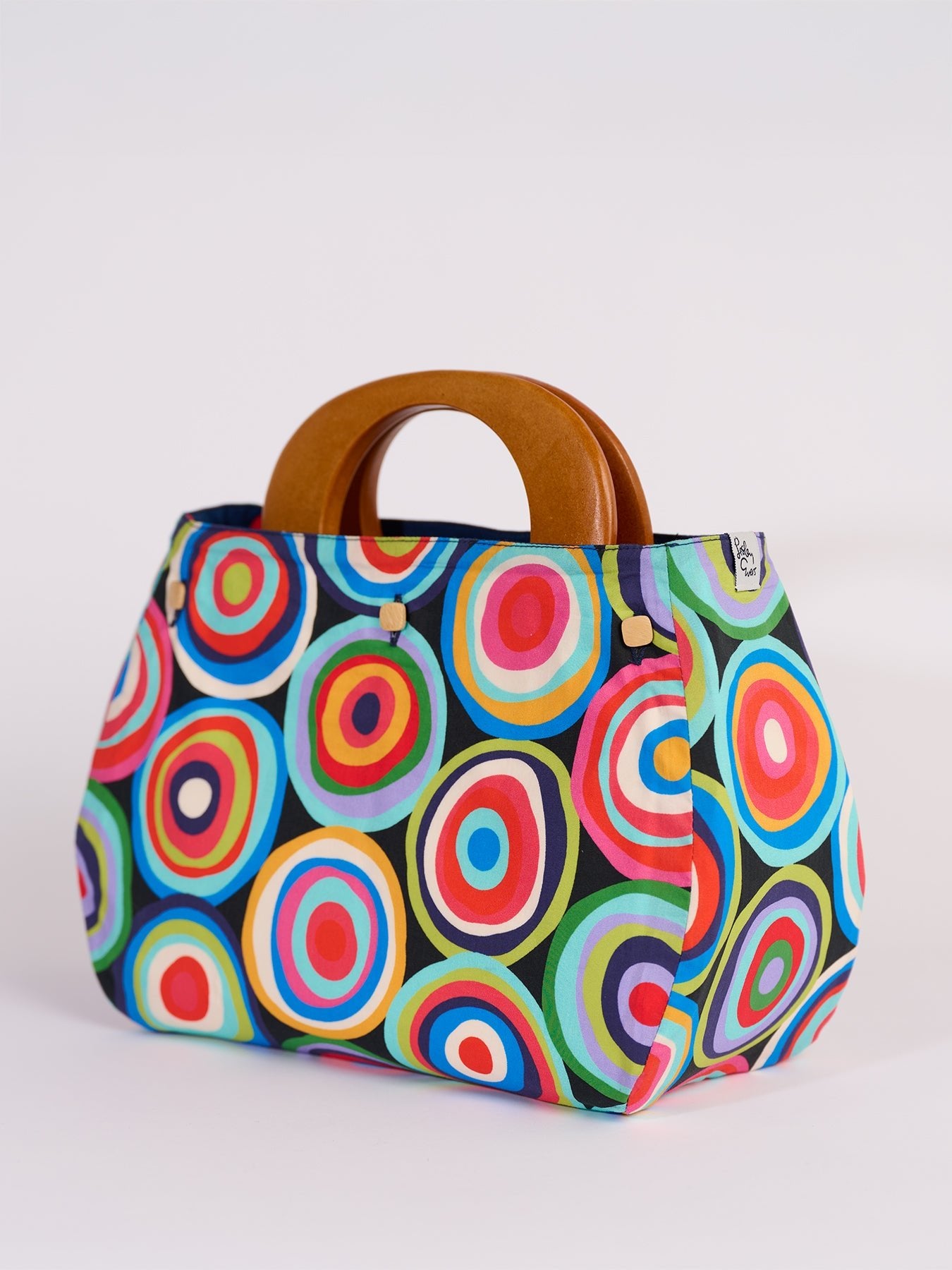 BAG COVER Pismo & Solid Navy - Lesley Evers - Accessories - birds - Bonnie cover