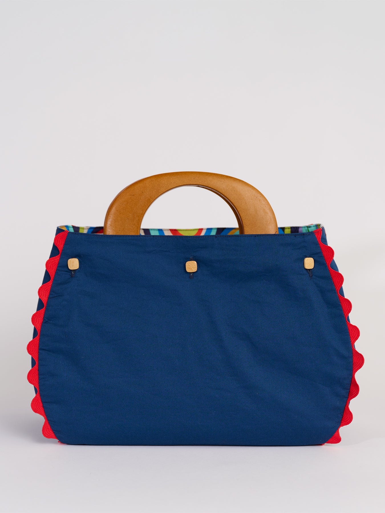BAG COVER Pismo & Solid Navy - Lesley Evers - Accessories - birds - Bonnie cover