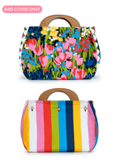 BAG COVER Queen's Garden Multi & Stripe - Lesley Evers - Accessories - birds - Bonnie cover