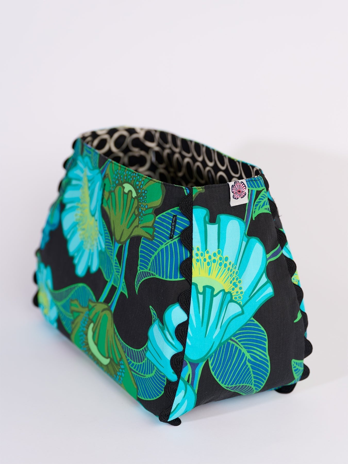 BAG COVER Secret Garden Green & Dots Black and White - Lesley Evers - Accessories - birds - Bonnie cover