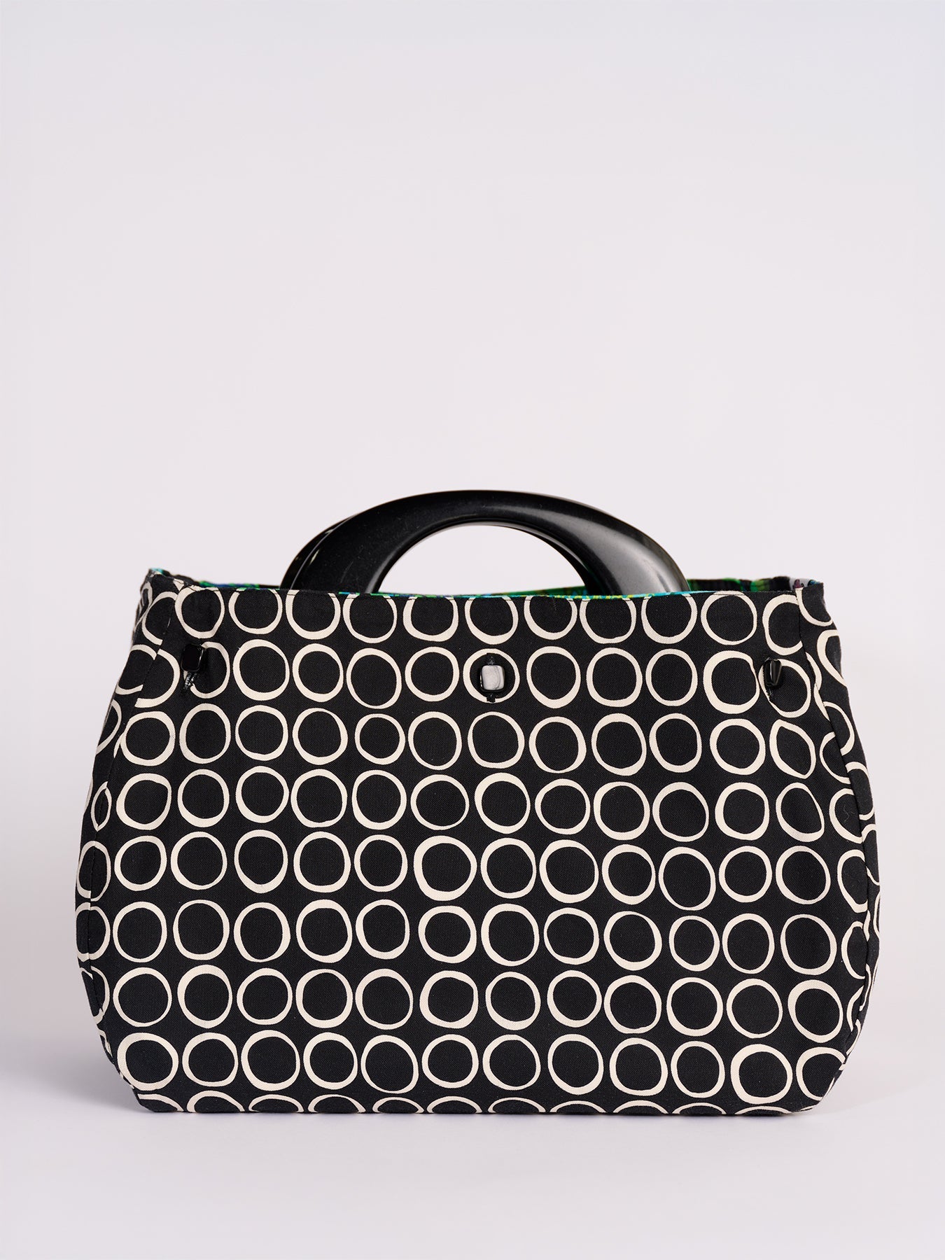 BAG COVER Secret Garden Green & Dots Black and White - Lesley Evers - Accessories - birds - Bonnie cover