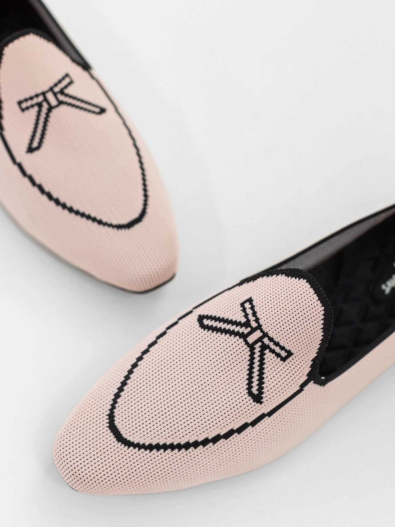 BELGIAN LOAFER Ballet Pink - Lesley Evers - knit shoe - loafer - shoe