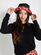 BERTA bucket hat Strawberry - Lesley Evers - 23 - HG100 - W3 - Best Seller - bucket hat