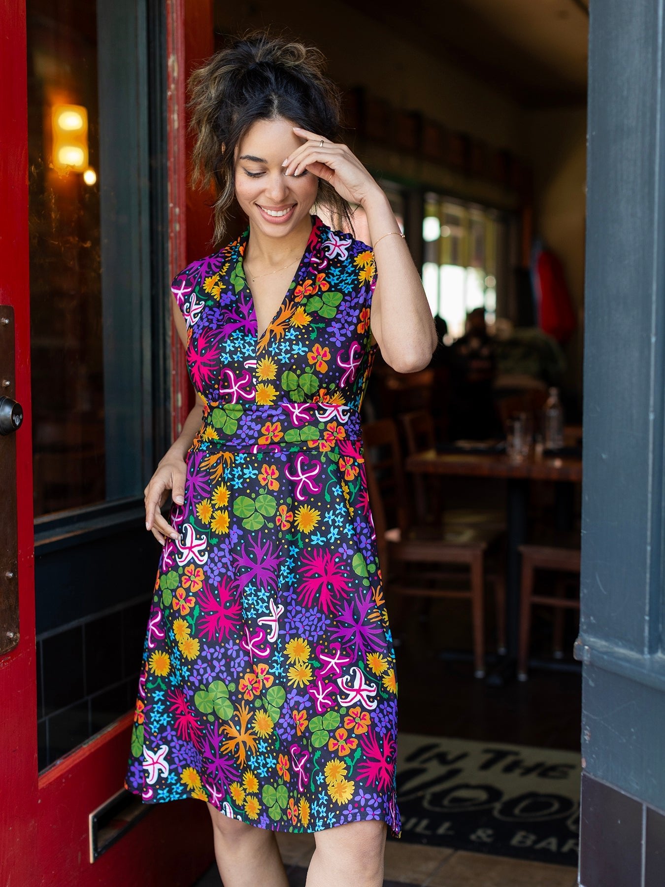 【正規品】 Bibiy. B.Frower Dress BuddyLove | Lilly Sweetheart Neckline Maxi Dress | Flower Basket