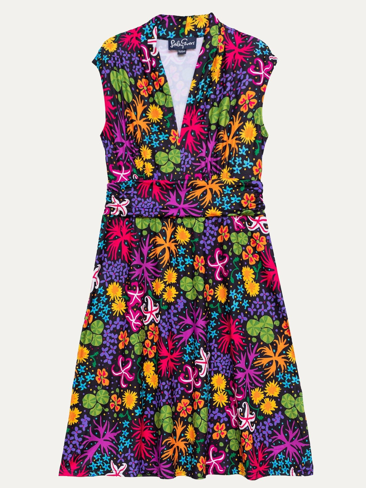 BETSY dress Backyard Flowers - Lesley Evers-Best Seller-betsy-Dress