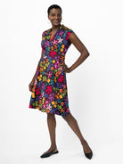 BETSY dress Backyard Flowers - Lesley Evers-Best Seller-betsy-Dress