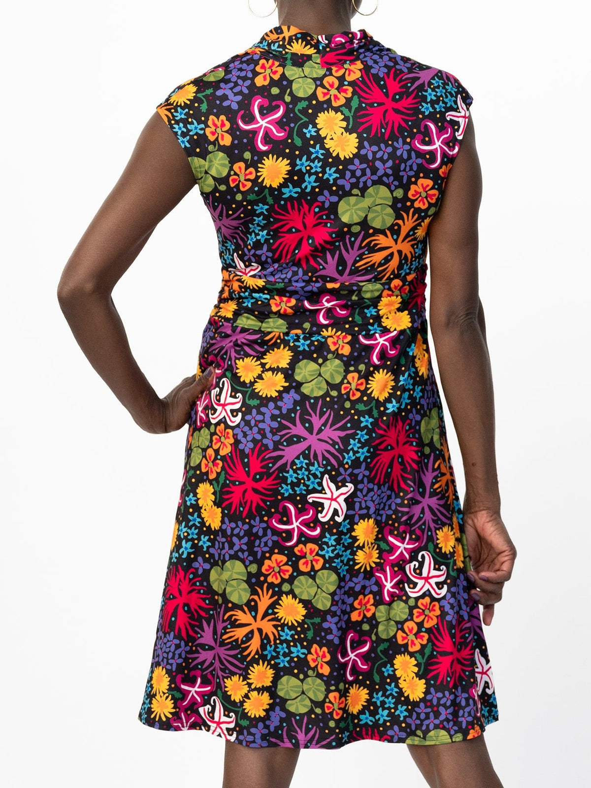 BETSY dress Backyard Flowers - Lesley Evers-Best Seller-betsy-Dress