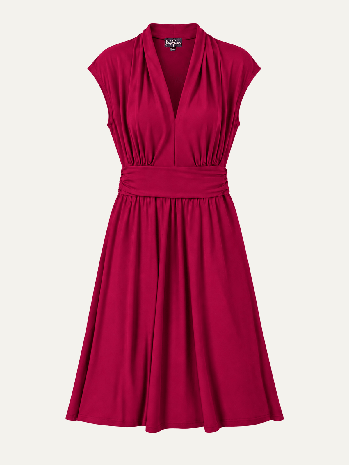 BETSY dress Burgundy - Lesley Evers-Best Seller-betsy-Dress