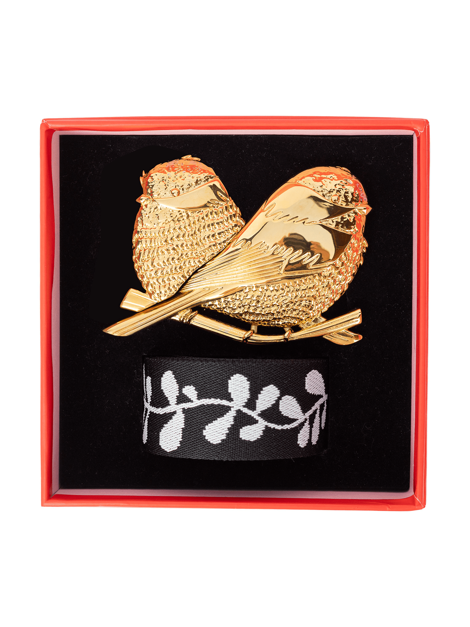 BIRDS Belt Buckle with Fern Belt Strap - Lesley Evers - Accessories - accessory - Shop