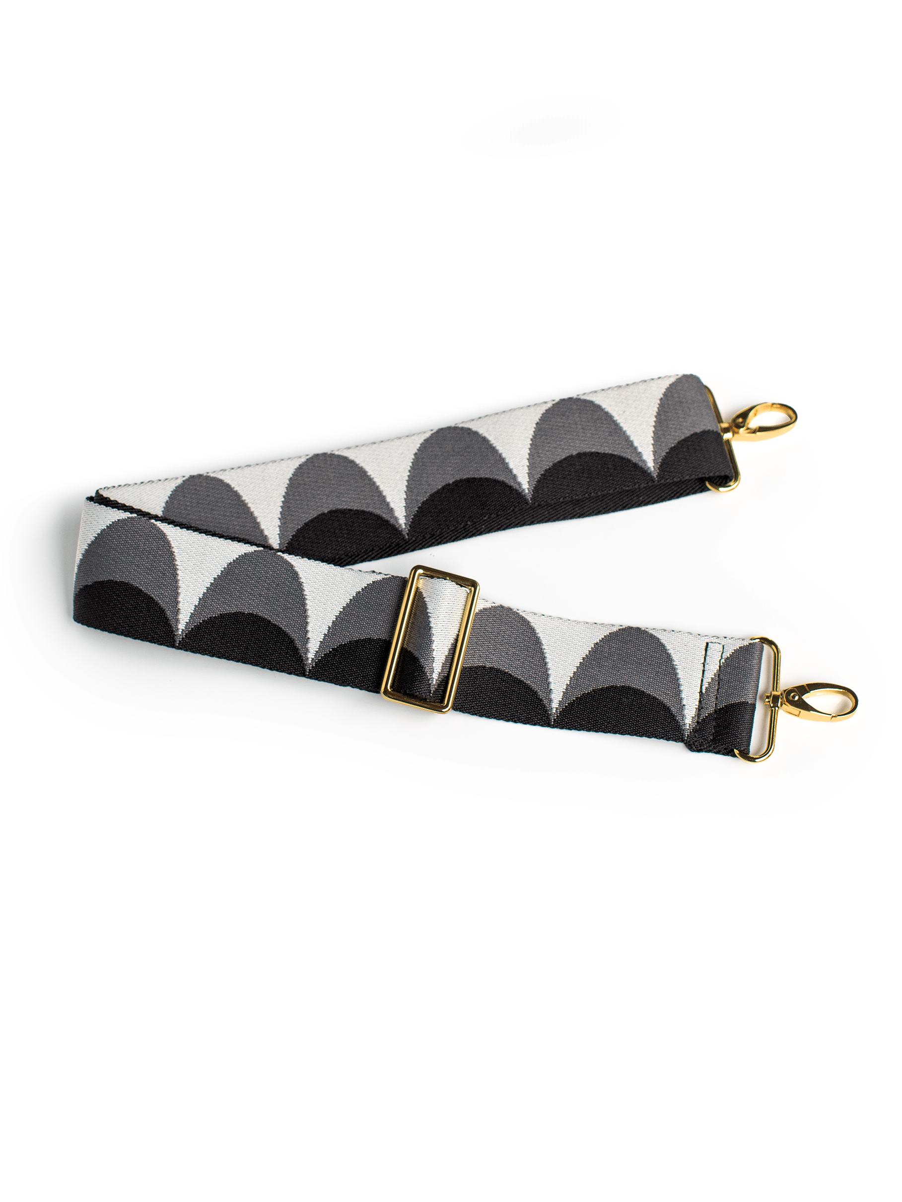 Black and White Geo Bag Strap - Lesley Evers - Accessories - accessory - bag strap