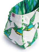 BONNIE cover Geo Birds & Seagrass Green - Lesley Evers - Accessories - Bonnie cover - Giftable