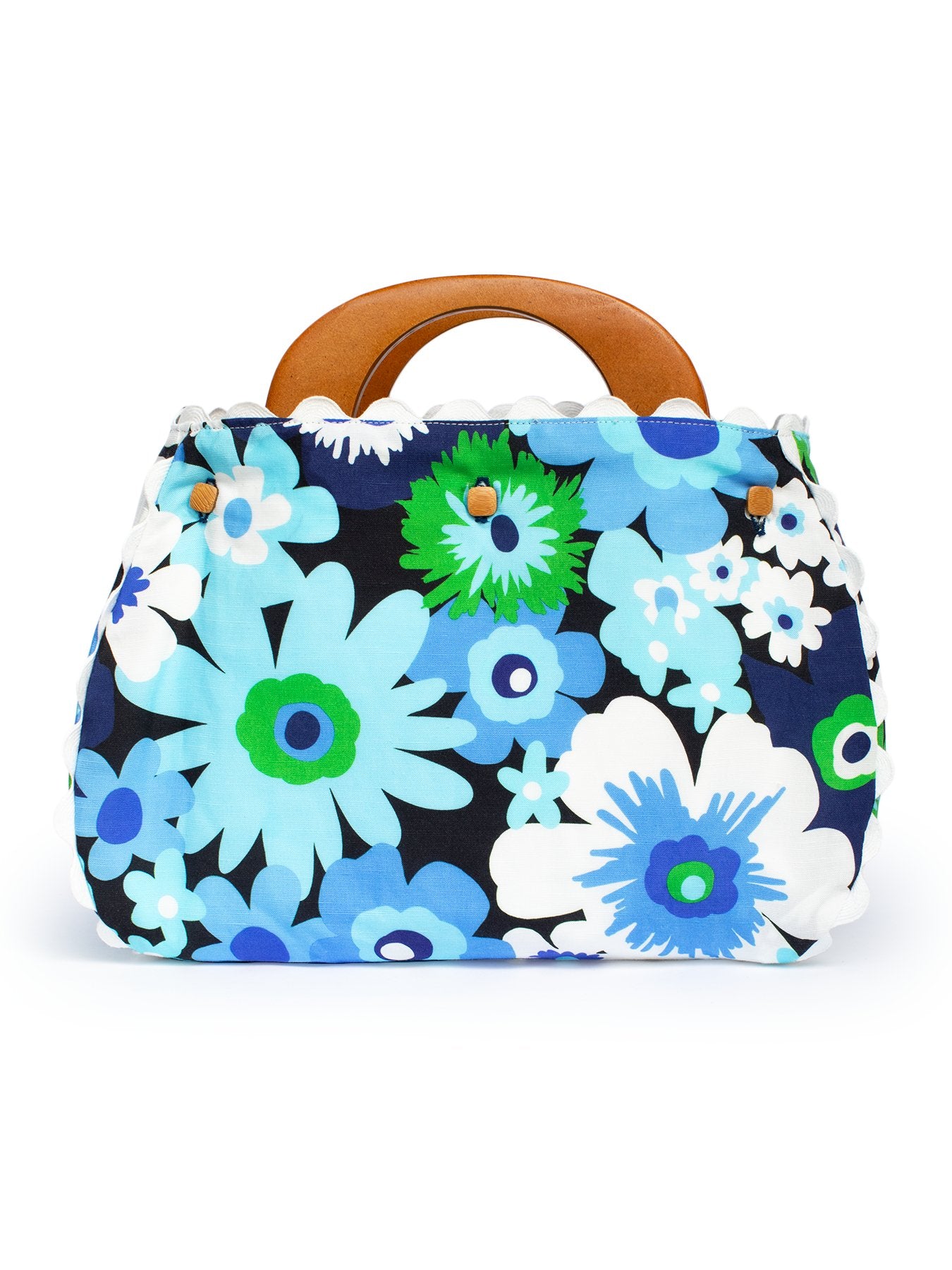 BAG COVER Geo Tulip Blue & Flower Power Blue – Lesley Evers