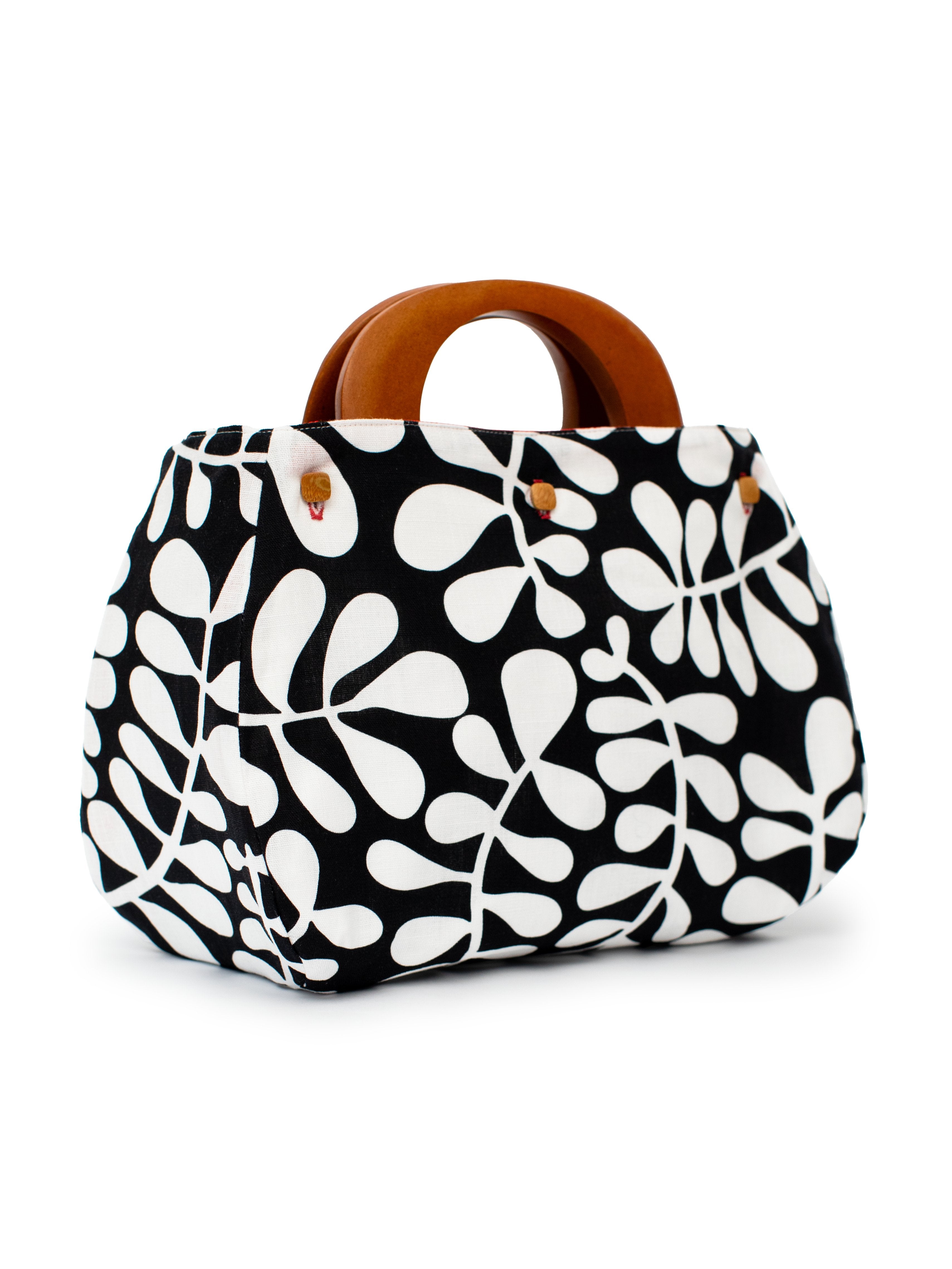 BAG COVER Honeycomb Red & Fern Black and White – Lesley Evers