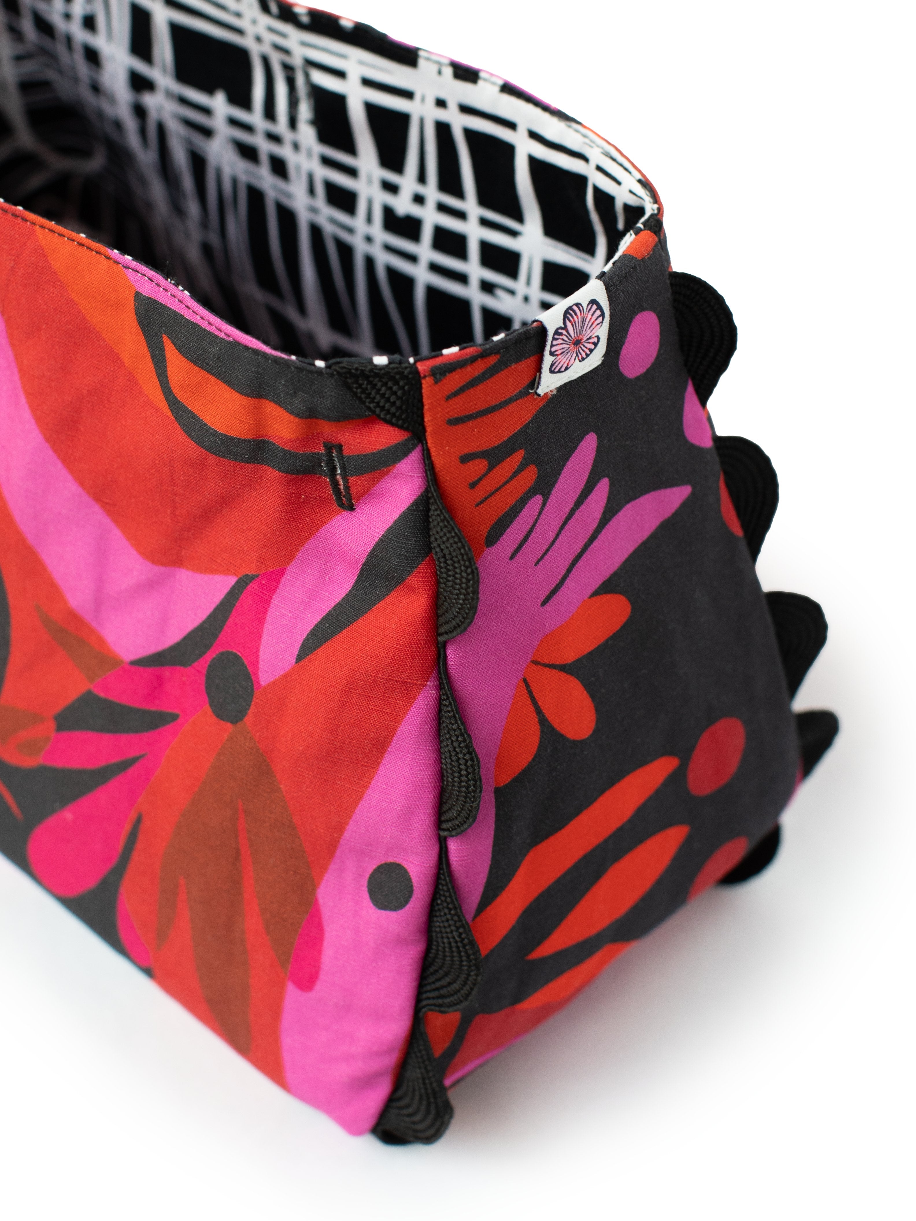BAG COVER Kalamazoo Pink & Scribbles – Lesley Evers