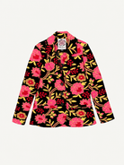 BRITT blazer Embroidered Velvet Pink - Lesley Evers-Jacket-Shop-Shop/All Products