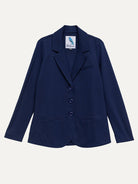BRITT blazer Navy Ponte - Lesley Evers-Jacket-Shop-Shop/All Products