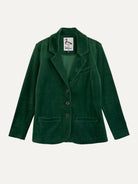 BRITT blazer Pine Velour - Lesley Evers-Jacket-Shop-Shop/All Products