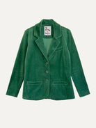 BRITT blazer Pine Velour - Lesley Evers-Jacket-Shop-Shop/All Products